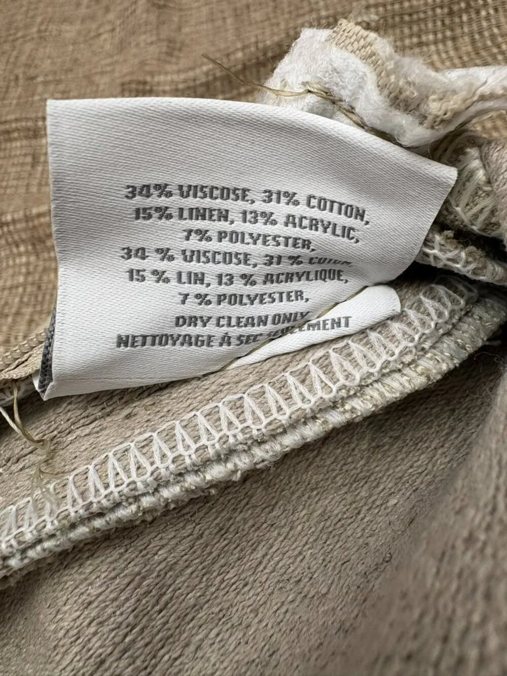 RH Restoration Hardware Custom Italian Pietro Solid Piped Lumbar Pillow Cover
